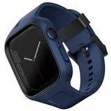 mono pas 2V1 za apple watch pašček + etui 44/45MM moder, (21969448)