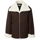 Weekday Prehodna jakna čokolada / naravno bela | Shoptok.si