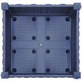  Vrtni saksija s kotačima Plavo Sivo 40 x 40 x 33 cm PP | shoptok.hr