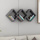 Woody Fashion Zidna polica Galaxy Anthracite Cene