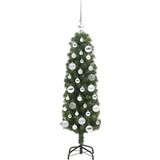 vidaXL Umjetno božićno drvce Zelena 120 cm PVC i čelik i plastika | shoptok.hr
