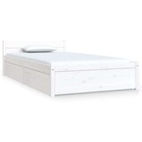  Za krevet s ladicama bijeli 90 x 190 cm 3FT jednokrevetni | shoptok.hr