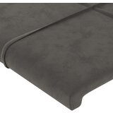  Posteljno vzglavje temno sivo 100x5x118/128 cm žamet, (20935907) | Shoptok.si