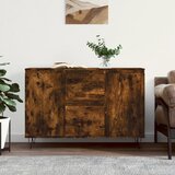 vidaXL Komoda boja dimljenog hrasta 104x35x70 cm konstruirano drvo Cijene