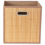 Compactor Škatla za shranjevanje iz bambusa v naravni barvi 31x31x31 cm – | Shoptok.si