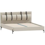 Ropez Bež tapecirani bračni krevet s podnicom 160x200 cm Tulsa – | shoptok.hr
