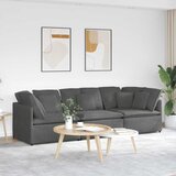  Modularna sofa s jastucima tamno siva | shoptok.hr