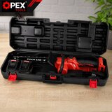  OPEX TOOLS OPX28015 akumulatorska lančana pila 12" 21 V s 2 baterije 3 Ah i koferom – brushless | shoptok.hr