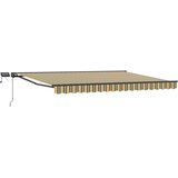  Ručni okvir tende s LED-ima Zelena, Žuta, Antracit 5 x 3 m | shoptok.hr