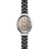 INF združljiv s garmin lily 2 - 14 mm jekleni pašček za uro s tremi perlami black, (5000090573) | Shoptok.si