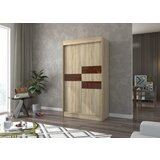 ADRK Klizni ormar BATIA s lakobel staklom 120 cm - SONOMA-OKOLADNI LACOBEL | shoptok.hr