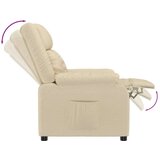  Naslonjač od tkanine krem - Krema 1 | shoptok.hr