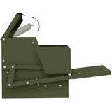 Feeder s nogom za piliće Maslinasto zelena 50 x 40 x 29 cm | shoptok.hr