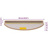 vidaXL Samolepilne preproge za stopnice Sisal-Look 30 kosov sisal | Shoptok.si