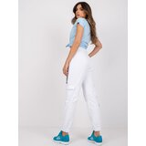 RUE PARIS Sweatpants-RV-DR-7461.03-white | Shoptok.si