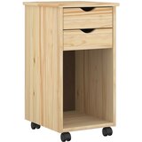  Set ormara za radne stolove 2 kom. Smeđa Masivna borovina | shoptok.hr