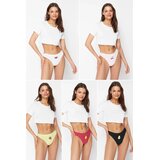 TRENDYOLMILLA Ženski set donjeg veša THMSS24KU00031, 5 komada, Šareni Cene