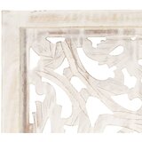 Sobna pregrada s 3 panela bijela 120x165 cm masivno drvo manga | Shoptok.si