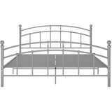  Posteljni okvir siv kovinski 160x200 cm, (20606281) | Shoptok.si