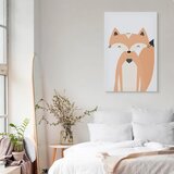  Slika - Happy Fox (1 Part) Vertical 60x90 Premium Print | shoptok.hr