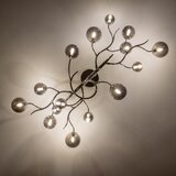  Brilagi - LED plafonski luster MISTEL 15xG9/3W/230V crni hrom/dimljeno | Eponuda.com
