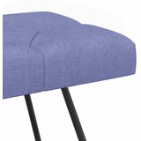  Klupa s gumbastim tkanjem Traper plava 110 x 40 x 46 cm Tkanina | shoptok.hr