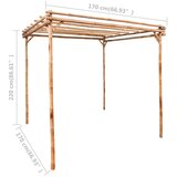  Pergola od bambusa 170 x 170 x 220 cm | Eponuda.com