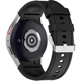 INF Silikonski pašček za uro Samsung Galaxy Watch Black S, (21236196) | Shoptok.si
