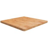  Četvrtasta stolna ploča smeđa 80x80x4 cm tretirana hrastovina | shoptok.hr