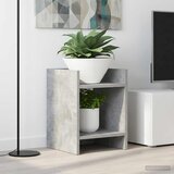  Stalak za biljke s policom 2 pcs Betonsko Siva 30 x 30 x 40 cm | shoptok.hr