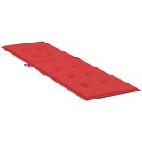 vidaXL Blazina za ležalnik rdeča (75+105)x50x3 cm | Shoptok.si