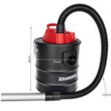 Kaminer 26239 ODK006-15L usisavač za pepeo 1200 W, 15 L, HEPA, funkcija puhanja Slike