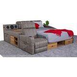 Hanah home bračni krevet whesley smart brown | Eponuda.com
