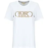 Majice s kratkimi rokavi EMPIRE STUD CLASSIC TEE Bela
