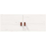  Stenska omarica 2 kosa bela 80x30x30 cm trdna borovina, (20740553) | Shoptok.si