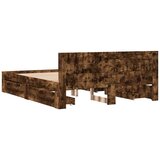  Okvir za krevet s uzglavljem boja hrasta 160x200 cm drveni | Eponuda.ba