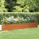 vidaXL Povišena vrtna gredica boja hrđe 320 x 40 x 45 cm čelik COR-TEN Cijene
