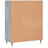  Regal za knjige boja betona 69,5x32,5x90 cm konstruirano drvo | shoptok.hr