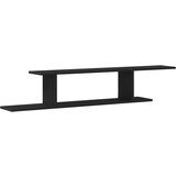 vidaXL TV polica Črni Oreh 125x18x23 cm Izdelana iz inženirskega lesa, (22013968) | Shoptok.si