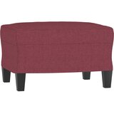  Tabure crvena boja vina 60 x 50 x 41 cm od tkanine | shoptok.hr