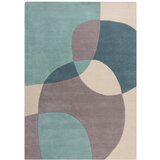 Flair Rugs Plavo-bež vuneni tepih 170x120 cm Glow - Cijene