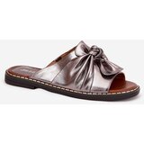 Boto Ladies Slippers On Flat Sole Graphite Nelvira | ePonuda.com