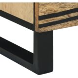  Nočna omarica 2 pcs Rjava 40 x 33 x 46 cm trden mangov les, (5000044162) | Shoptok.si
