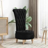 vidaXL Sedežna blazina Črna 56,5 x 70 x 110 cm blago | Shoptok.si