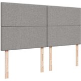  Krevet s oprugama i madracem svjetlosivi 200 x 200cm od tkanine | shoptok.hr