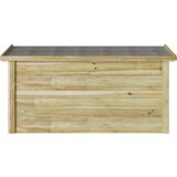 vidaXL Shrambna škatla 44x119x57 cm Impregnirani les iz bora | Shoptok.si