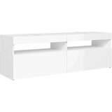 vidaXL TV ormarić s LED svjetlima visoki sjaj bijeli 120x35x40 cm | shoptok.hr