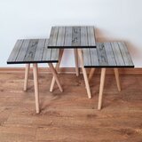 Hanah home 3Shp363 - Grey Grey Nesting Table (3 Pieces) | ePonuda.com