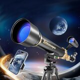  Educational Aluminum Astronomical Telescope with Tripod and Accessories 1.35 M | Shoptok.si