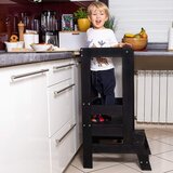 springos pomoćnik za kuhinju za djecu, crni | shoptok.hr